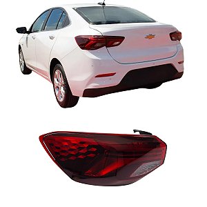 Lanterna Traseira Onix Sedan 2020 Até 2024 Canto Motorista LE