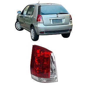 Lanterna Traseira Palio Fire 2004 Até 2017 Cristal Motorista LE