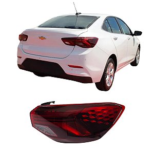 Lanterna Traseira Onix Sedan 2020 Até 2024 Canto Passageiro LD