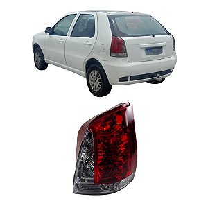 Lanterna Traseira Palio 2004 Até 2017 Fumê Passageiro LD