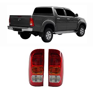 Par Lanterna Toyota Hilux 2005 até 2011 Ambos Lados