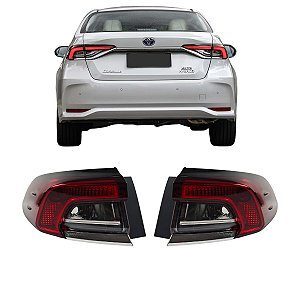 Lanterna Corolla 2020 até 2025 Canto Ambos Lados Com LED