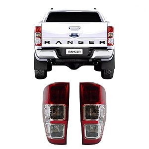 Par Lanterna Traseira Ranger 2012 Até 2023