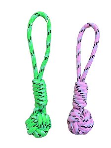 Brinquedo Corda + Bola Neon