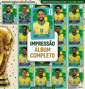 Impressão álbum completo da Copa 2026