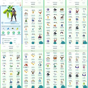Conta Pokémon Go Nível 55 Mystic