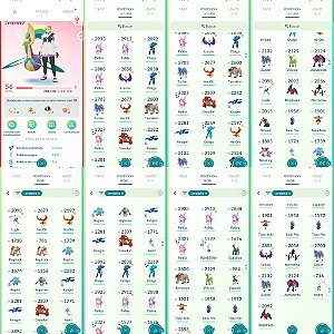 Conta Pokémon Go Nível 56 Valor