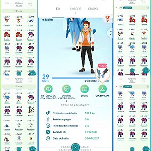 Conta Pokémon Go Nivel 29 Mystic