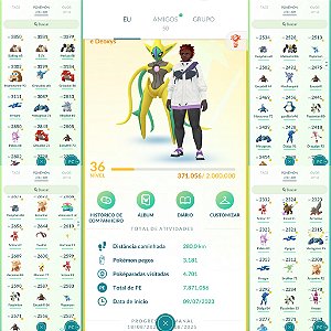 Conta Pokémon Go Nível 36 Instinct