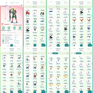 Conta Pokémon Go Nível 37 Valor