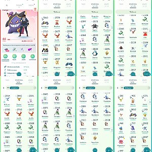 Conta Pokémon Go Nível 44 Valor