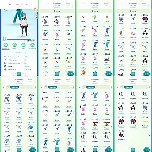 Conta Pokémon Go Nível 31 Mystic