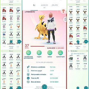Conta Pokémon Go Nível 37 Valor