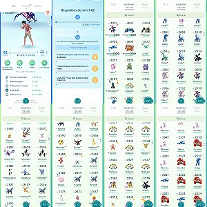 Conta Pokémon Go Nível 41 Mystic