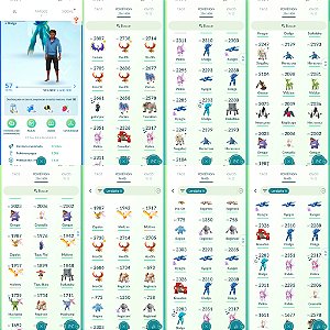 Conta Pokémon Go Nível 57 Mystic