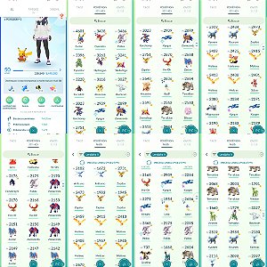 Conta Pokémon Go Nível 50 Mystic