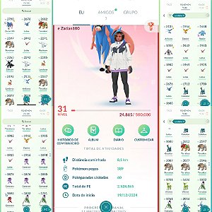 Conta Pokémon Go Nível 31 Valor