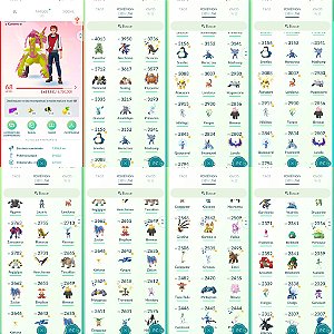 Conta Pokémon Go Nível 68 Valor