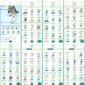 Conta Pokémon Go Nível 67 Mystic