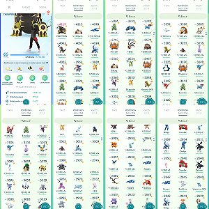 Conta Pokémon Go Nível 66 Mystic