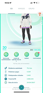 Conta Pokémon Go Nível 30 Sem Time 2017