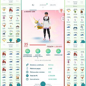 Conta Pokémon Go Nível 35 Valor