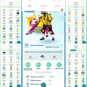 Conta Pokémon Go Nível 36 Mystic