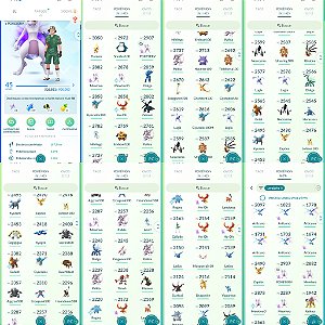 Conta Pokémon Go Nível 45 Mystic