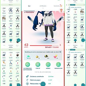 Conta Pokémon Go Nível 43 Valor