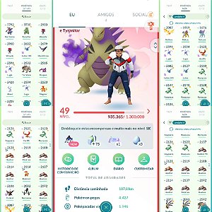 Conta Pokémon Go Nível 49 Valor