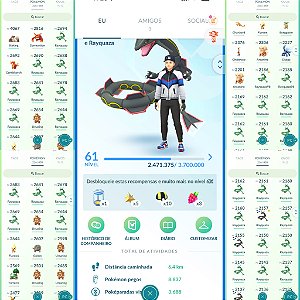 Conta Pokémon Go Nível 61 Mystic