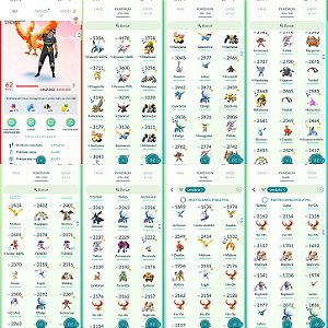 Conta Pokémon Go Nível 62 Valor