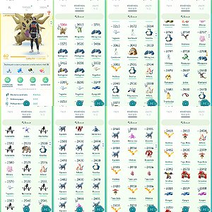 Conta Pokémon Go Nível 60 instinct