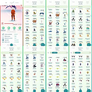Conta Pokémon Go Nível 39 Valor
