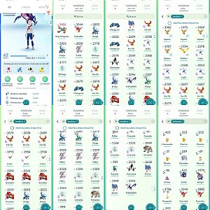 Conta Pokémon Go Nível 62 Mystic
