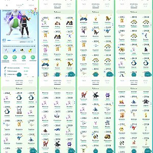 Conta Pokémon Go Nível 65 Mystic Com Duas Masterball