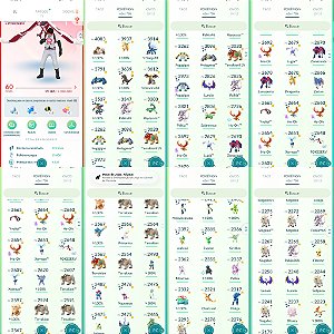 Conta Pokémon Go Nível 60 Valor