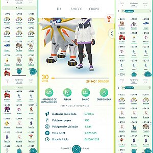 Conta Pokémon Go Nível 30 Instinct