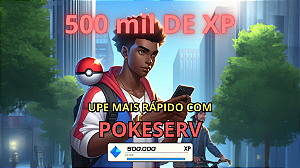 Pacote de 500 Mil de XP Pokémon GO