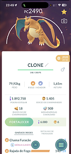 Charizard Clone Troca lucky Garantida