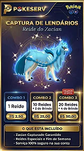 Reide Lendária: Captura de Zacian | Pokeserv