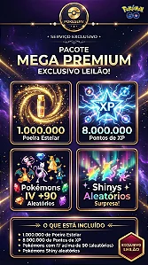 Pacote de Recursos Pokémon GO: XP, Stardust, Shinys e IV 90+ | Pokeserv