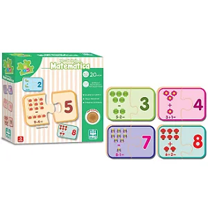 MAD. BE A BÁ DESCOBRINDO A  MATEMÁTICA -  20 PÇS