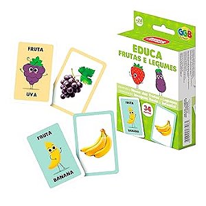 CARTAS EDUCA FRUTAS E LEGUMES