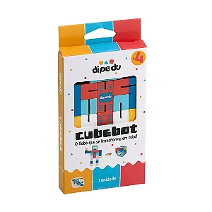 BRINQ. MAD. CUBEBOT - CAIXA C/ - 1UN