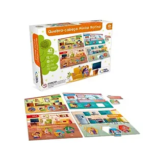 Quebra-Cabeça Minha Rotina da Pais & Filhos