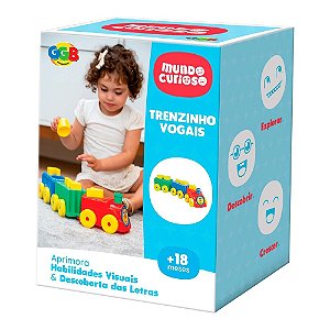Trenzinho Vogais – Mundo Curioso