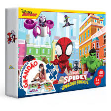 Quebra-cabeça infantil Spidey - 48 peças