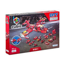 Blocos de Montar Cubic City – Brigada de Incêndio 25 em 1