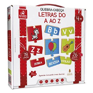 Quebra-Cabeça Letras do A ao Z